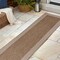 Jonathan Y Hali Coastal Casual Wide Stripe Border Beige/Cream 2 ft. x 8 ft. Indoor/Outdoor Runner Rug TSN211A-28 - alternate 4