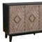 Homeroots 60" Charcoal and Brown Distressed Wood Sideboard with Four Doors 568404 - alternate 8
