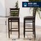 Flash Furniture HERCULES Ladder Back Walnut Wood Restaurant Barstool - Mocha Vinyl Seat XU-DGW0005BARLAD-WAL-MCHV-GG - alternate 7