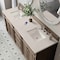 James Martin Vanities Bristol 72" Dbl Vanity, Whitewashed Walnut, w/3 CM Siberian Silestone Top w/FreePower WirelessCharger 157-V72-WW-FSFR - alternate 8
