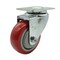 Service Caster 3.5 Inch SS Red Polyurethane Wheel Swivel Top Plate Caster SCC-SS20S3514-PPUB-RED - alternate 1