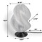 Jonathan Y Gema 13.5" Mid-Century Coastal Plant-Based PLA 3D Printed Dimmable LED Table Lamp, Light Smoke/Black USA1009D - alternate 7