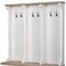 Homeroots 76in White Solid Wood Six Hook Freestanding Coat Rack 376446 - alternate 9