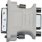 Visiontek Products VisionTek DVI to VGA Adapter (M/F) - 1 x 25-pin DVI Video Male - 1 x 15-pin HD-15 VGA Female 900664 - alternate 1