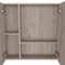 Homeroots 24" Light Gray Wood Floating Single Door Bathroom Vanity And Medicine Cabinet With Mirror 543584 - alternate 2