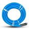 Ag-Lite 1 in ID x 15 ft L Water Hose Assembly, Rubber Tube, Blue, Rubber Fitting ALONE15 - alternate 2