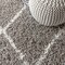 Jonathan Y Mercer Shag Plush Tassel Moroccan Tribal Geometric Trellis Gray/Cream 4 ft. x 6 ft. Area Rug MCR103C-4 - alternate 6