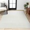 Jonathan Y Twyla Classic Solid Low-Pile Machine-Washable Cream 3 ft. x 5 ft. Area Rug WSH300E-3 - alternate 5