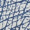 Homeroots 3' X 5' Navy Blue And Ivory Abstract Washable Indoor Outdoor Area Rug 614371 - alternate 5