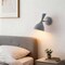 Jonathan Y Josef 10" Adjustable Iron Retro LED Wall Sconce, Gray JYL9066D - alternate 7