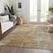 Homeroots 8' X 10' Beige Taupe And Ivory Abstract Washable Indoor Outdoor Area Rug 577640 - alternate 8