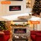 Edendirect 44.02-in W Black Wall mount LED Flat wall Electric Fireplace with Remote Control Included ZR-BI42 - alternate 5