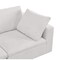 Homeroots 122" Pearl Fabric Reclining Sofa 720408 - alternate 8