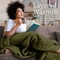 Lavish Home Cable Knit Throw Blanket 60x80 Soft & Cozy Blanket Throws with Cable Knit Pattern & Warm Sherpa 66-THROW80-G - alternate 8
