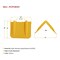 Mytee Products 8inx8inx12in Yellow Flatbed Corner Protector Edge Guard for Tie-Down Strap, 50PK PCPVB12Yx50 - alternate 7