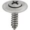 Auveco 6 x 5/8in Phillips Oval Sems Countersunk Washer Tapping Screw, 100PK 3537 - alternate 1