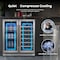 Yeego 30 inch Dual-Zone Wine and Beverage Refrigerator with French Door YG-WF30-23 - alternate 4