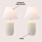 Jonathan Y Elinore 24.5 in. Minimalist Scandinavian Resin/Iron Ginger Jar LED Table Lamp, Matte Cream, 2PK JYL5603B-SET2 - alternate 7