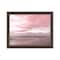 Homeroots Pink Beach Emotions Black Framed Print Wall Art 530026 - alternate 1