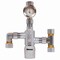 Nibco 3/8 Comp Cp Lf Br Tmv W/Check H-77201W - alternate 1