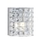 Jonathan Y Clara Deco 6.25" 1-Light Metal/Crystal Classic Glam LED Vanity Light, Chrome JYL7542A - alternate 5