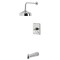 Kingston Brass Single-Handle Pressure Balanced Tub and Shower Faucet, Polished Chrome KB6341PL - alternate 1