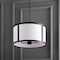 Jonathan Y Thatcher 17" Metal LED Pendant Light, Oil Rubbed Bronze/White JYL3510A - alternate 9