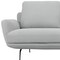 Homeroots 89" Light Gray Sofa With Black Legs 480935 - alternate 4