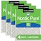 Nordic Pure 14x24x1 Plus Carbon Pleated Air Filter, High Capacity, MERV 13, 4 PK 14x24x1M13+C-4 - alternate 1