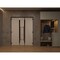 Vdomdoors Front Exterior Prehung Aluminum Double Doors Ronex1011 Grey Mirrored Clear Glass Entry Metal Modern RONEX1011DEXD-GRE-W72xH80-RH-O - alternate 3