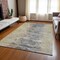 Homeroots 3' X 5' Pewter Silver And Gray Abstract Washable Indoor Outdoor Area Rug 582404 - alternate 8
