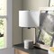 Homeroots 22" Black and Gray Concrete Table Lamp With White Drum Shade 524464 - alternate 3