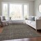 Homeroots 8' X 10' Taupe Denim Blue And Olive Green Striped Washable Indoor Outdoor Area Rug 615098 - alternate 5