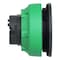 Schneider Electric Head for illuminated push button, Harmony XB5, plastic, green flush mounted, 30mm, universal LED, illuminated ring ZB5FW933 - alternate 4