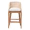 Bali & Pari Jasper Woven Seagrass Bar Stool, White Wash 265-14532-ZORO - alternate 6