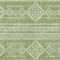 Homeroots 5' X 8' Green And Ivory Southwestern Washable Indoor Outdoor Area Rug 593673 - alternate 2