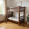 Homeroots Red Twin Over Twin Solid Wood Bunk Bed 548172 - alternate 4