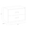 Hirsh 30" W 2 Drawer Lateral File Cabinet, Putty, A4/Legal/Letter 14954 - alternate 3