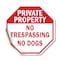 Signmission Private Property No Trespassing No, 18 Inch X 18 Inch, Vinyl Decal OC-D-18-139 - alternate 1