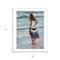 Homeroots The Striped Skirt White Framed Print Wall Art 404918 - alternate 5