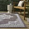 Jonathan Y Arden Vintage Casual Medallion Light Brown/Cream 4 ft. x 6 ft. Indoor/Outdoor Area Rug SMB300D-4 - alternate 5