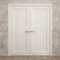 Sartodoors Interior Solid French Double Doors 84 x 84 inches, Ego 5006 Painted White Oak, Wood Interior Solid EGO5006DD-PWO-8484 - alternate 5