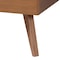 Baxton Studio Aithan Mid-Century Walnut Brown Wood and Rattan King Size Platform Bed 247-12667-9409-ZORO - alternate 5