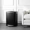 Happimess Marco Rectangular 10.6-Gallon Double Bucket Trash Can with Soft-Close Lid, Charcoal Black HPM1005B - alternate 4