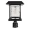 Gama Sonic Aspen Solar Light, GS Solar Light Bulb, 3 in. Fitter, Black 800012 - alternate 1