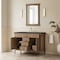James Martin Vanities Kinnsden 48" Single Vanity, Weathered Oak w/ 3 CM Parisien Bleu Silestone Top D680-V48-WTO-3PBL - alternate 7