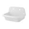 Kingston Brass 24" Ceramic Wall Mount Bathroom Sink, 8-Inch, 2 Hole, Glossy White GPLWS241715 - alternate 4