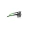 Jackson Safety Maxview+, Safety Glasses, Anti-Fog & Anti-Scratch, Smoke Lens, Black/Green Frame, Half-Frame 60003 - alternate 6