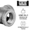 B & K STZ Industries 1-1/4 in. FIP each X 3/4 in. D FIP Galvanized Malleable Iron Reducing Coupling 501848 - alternate 4