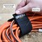 Grizzly Supply Stretch Cinch Strap, 12 in L, 2 in W, Hook and Loop Closure, Reusable, Black, 4PK GS-HLSTR12-0 - alternate 7